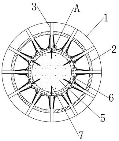 Pipeline decontamination device and decontamination method for intelligent water affairs