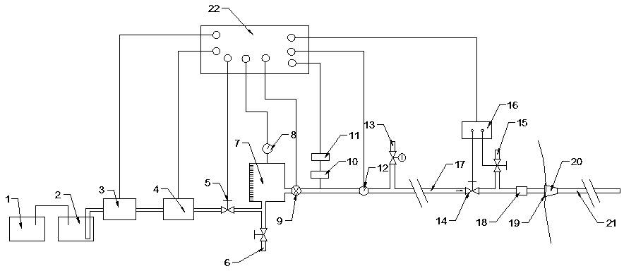 An intelligent circulation increasing-relieving pressure dynamic grouting system and method