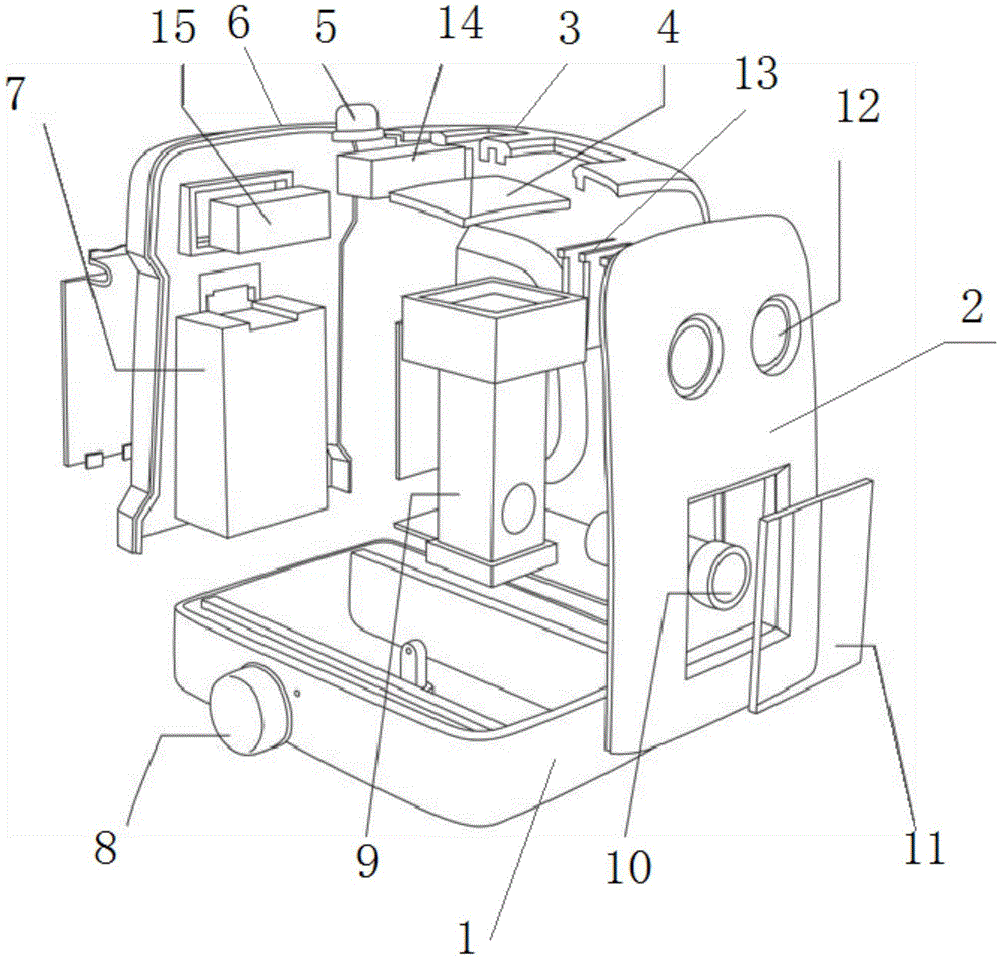 Home decoration auxiliary positioning device utilizing light interference