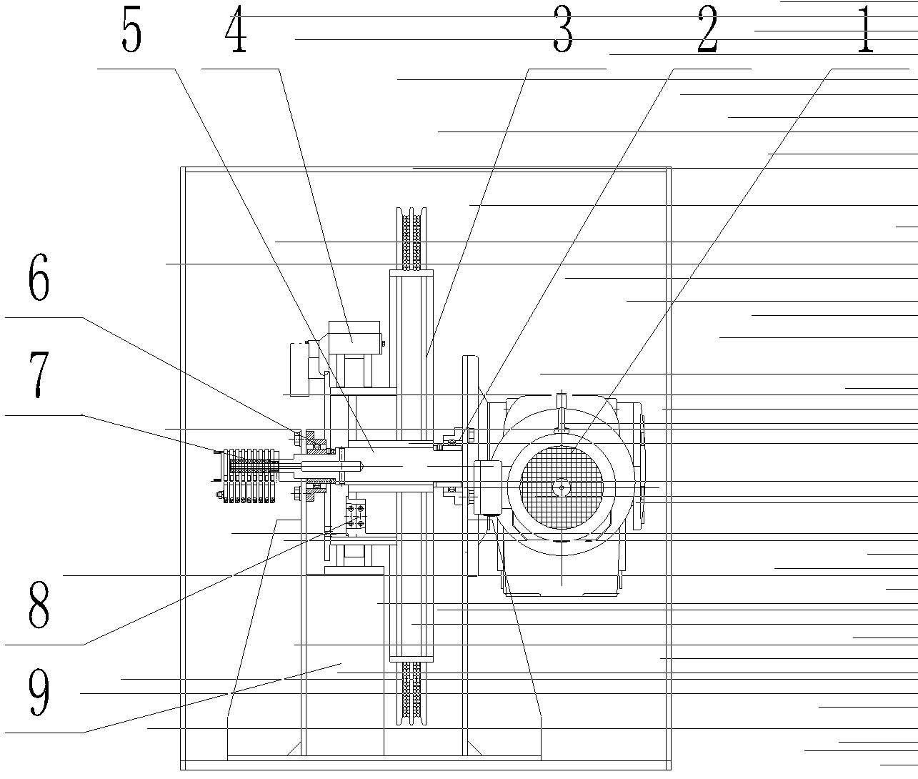 Double rope groove multi-layer hoisting mechanism