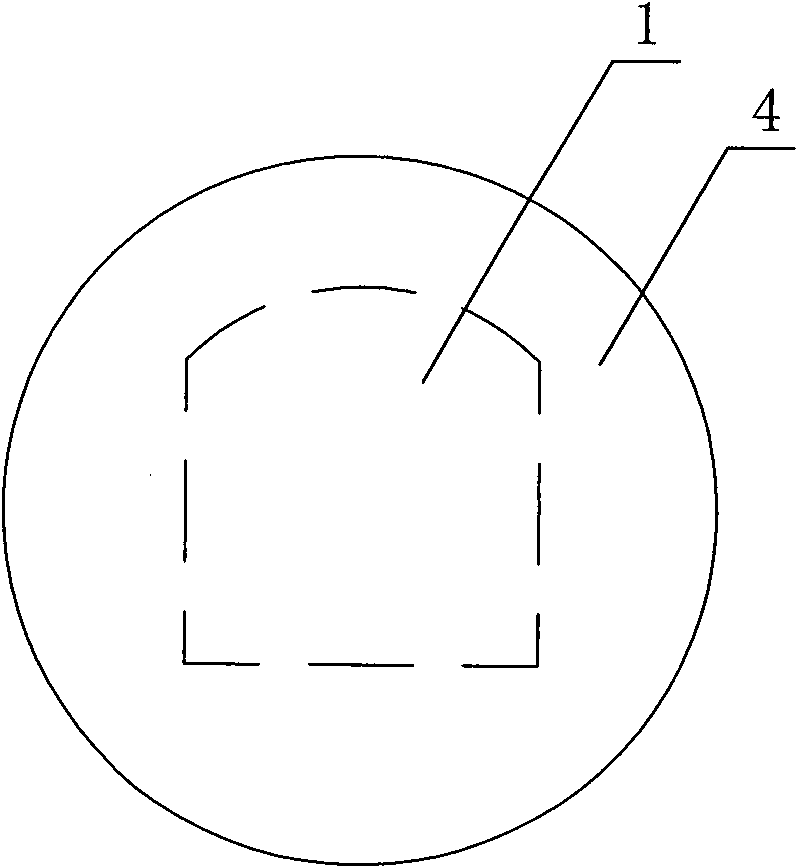 Rock burst control method for deep tunnel excavation by adopting TBM (Tunnel Boring Machine)