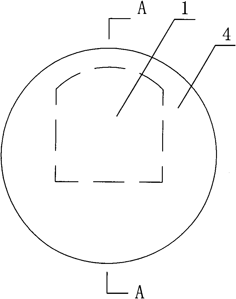 Rock burst control method for deep tunnel excavation by adopting TBM (Tunnel Boring Machine)