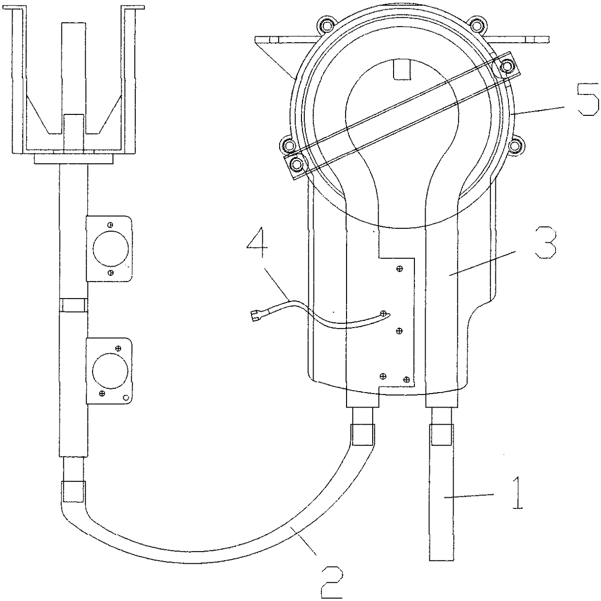 Plug-and-play drinking water heating device