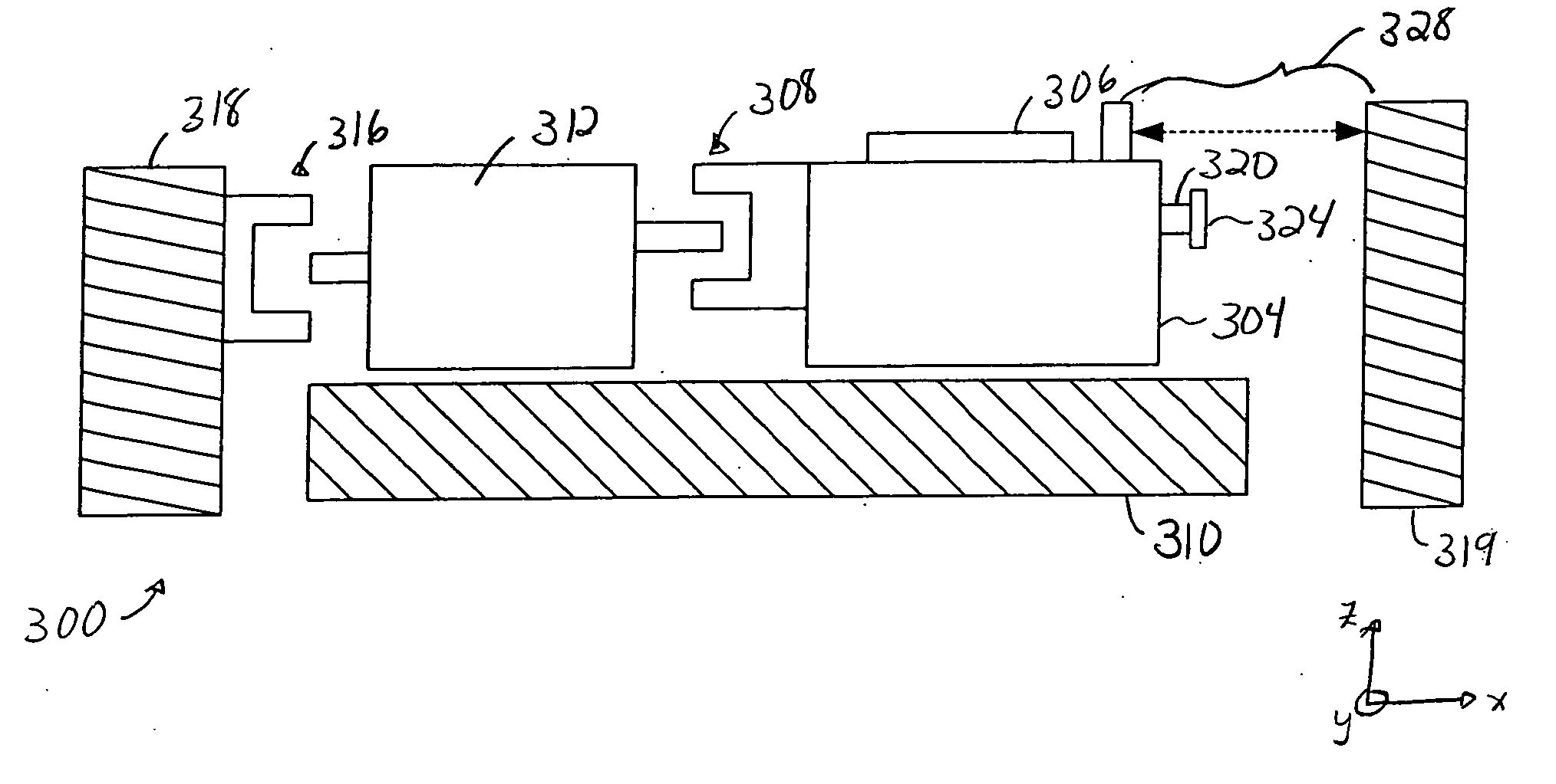 Moving mechanism with high bandwidth response and low force transmissibility