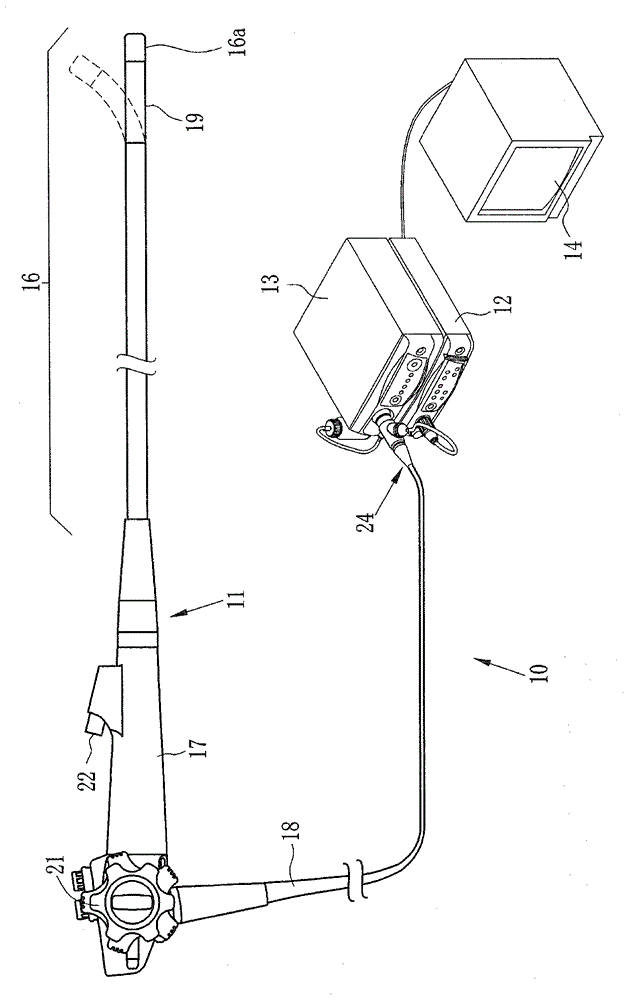 Electronic endoscopy system