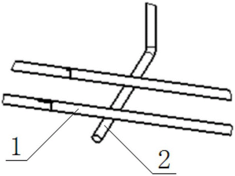 Steel wire framework structure of automobile seat