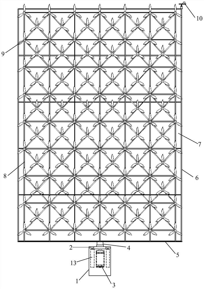 Large commercial ship sail and multi-turbine power generation adaptive combined device