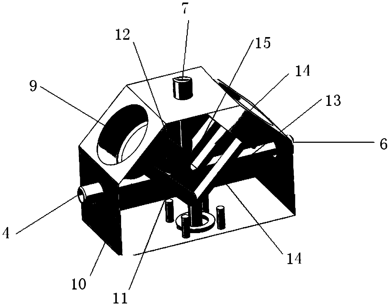 A gas diversion and confluence device