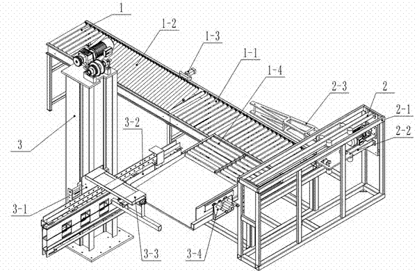 Mechanical stacking method and equipment of boxes filled with drugs