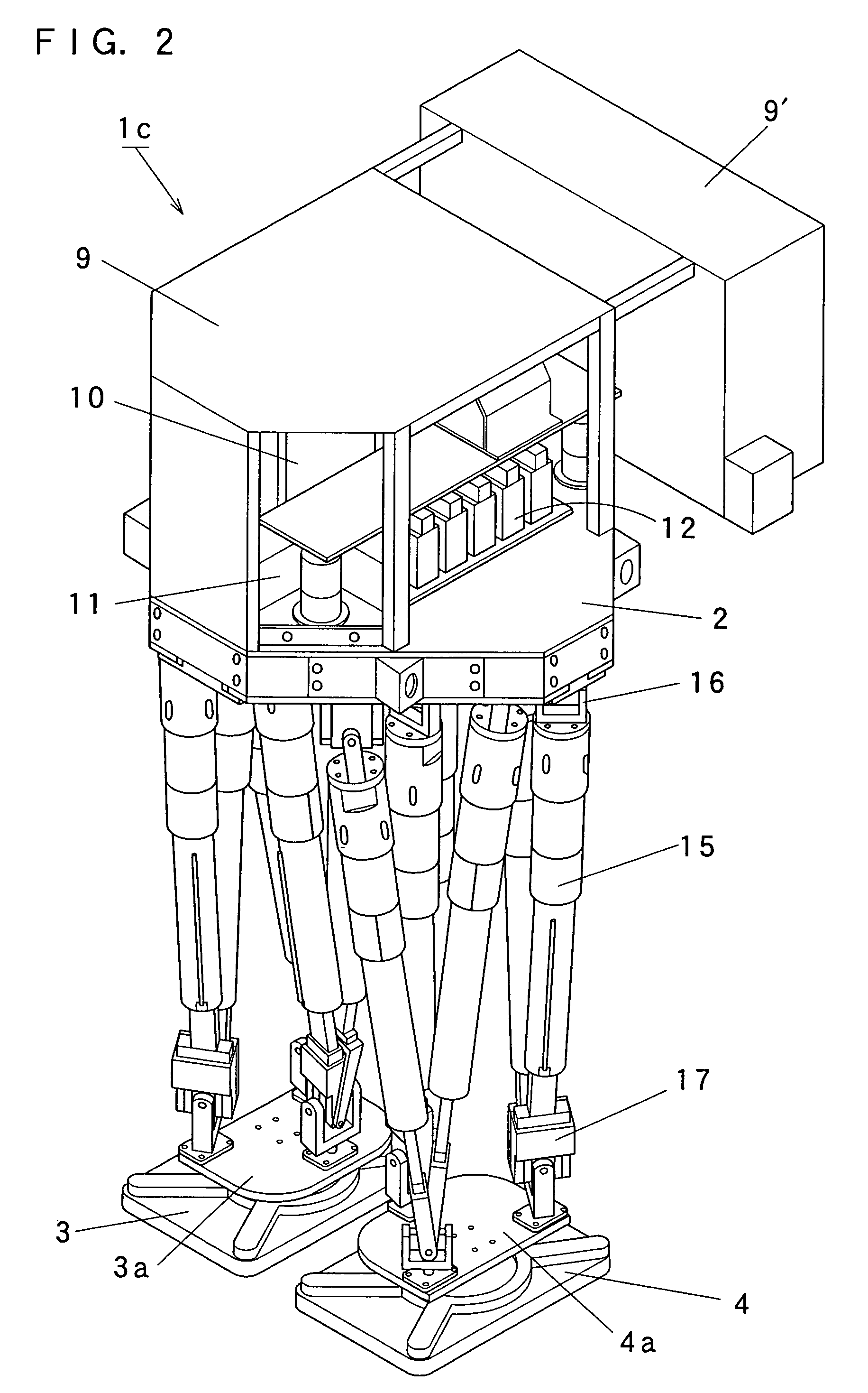 Lower half body module of bipedal walking robot