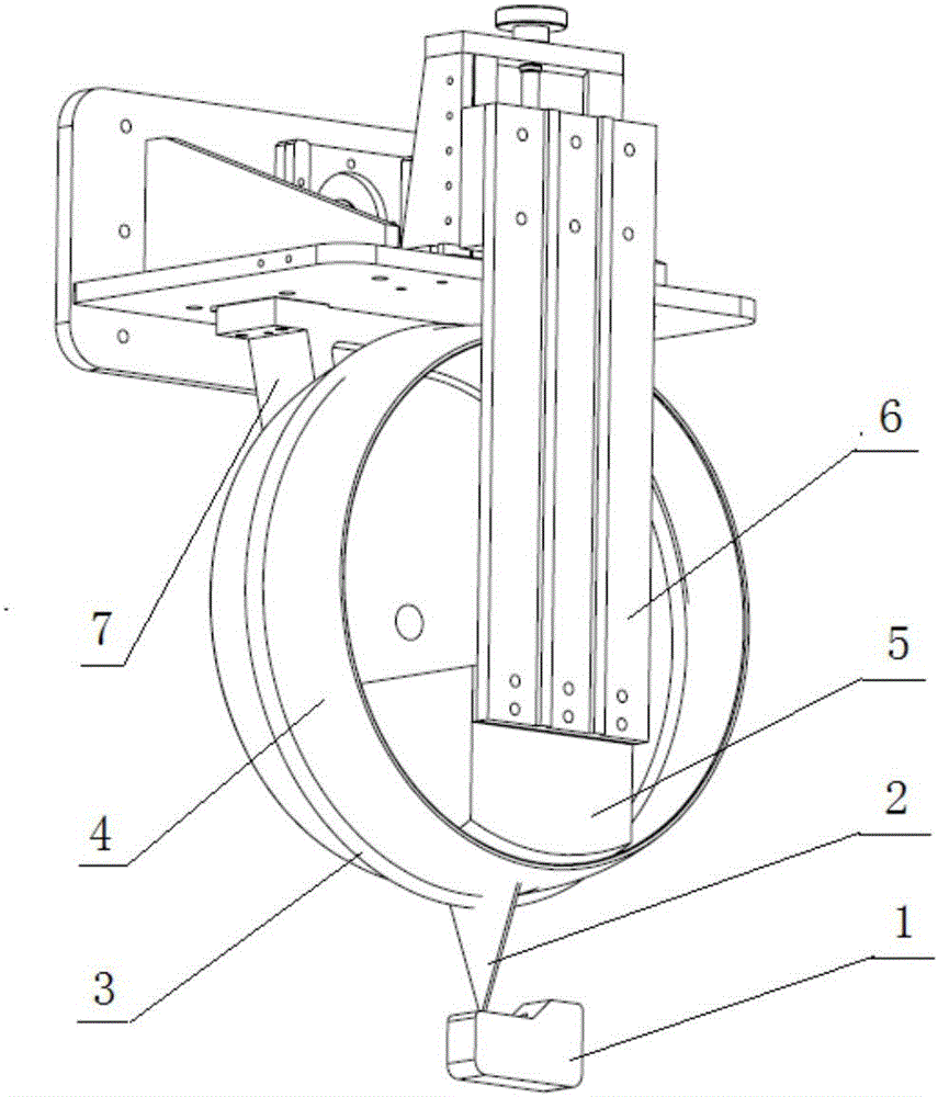 An optical calibration method for ribbon projection in a magnetorheological processing device