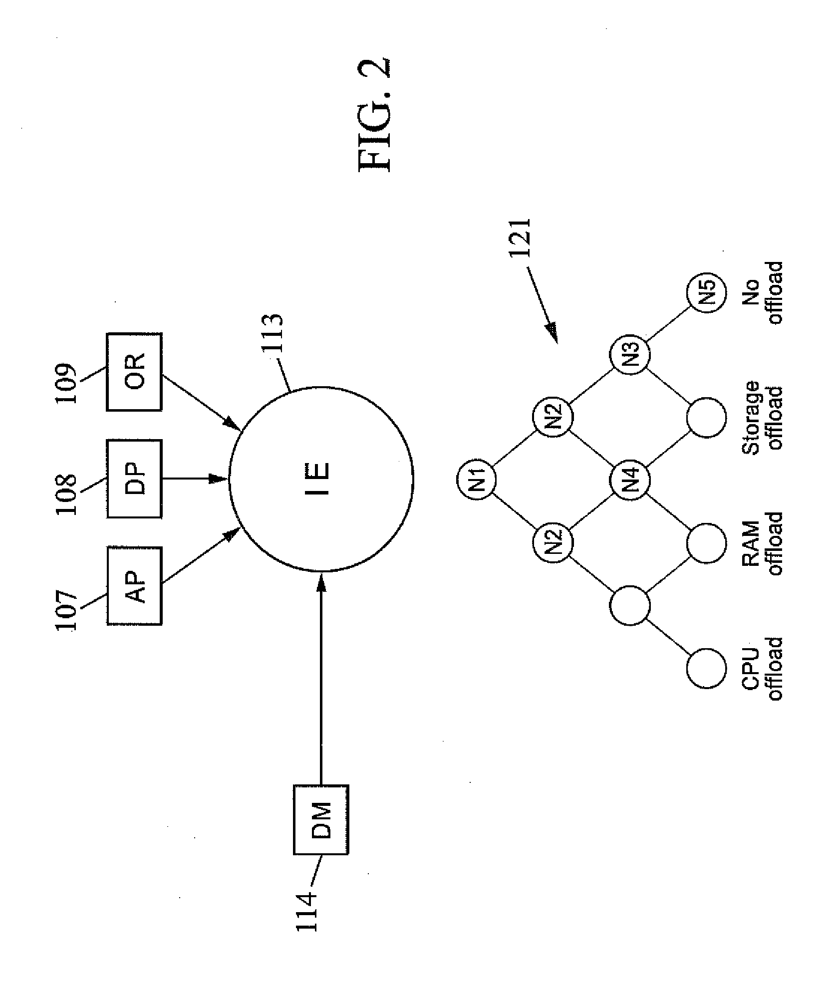 Method for allowing distributed running of an application and related device and inference engine