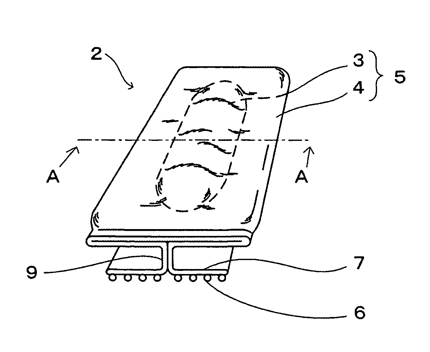 Auxiliary pad for mounting absorbable article