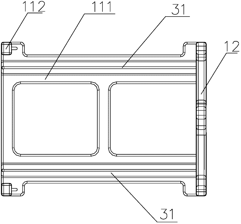 A guide rail device for plastic pipe welding