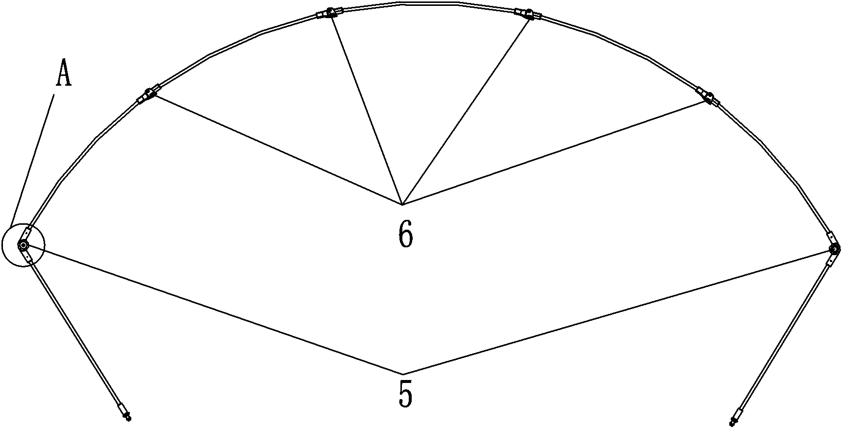 Quickly tent pitching and folding method and integrated tent