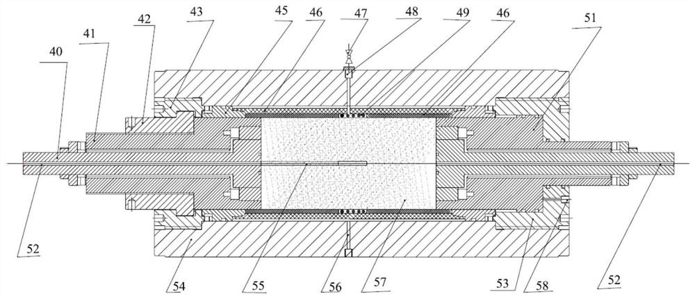 Supercritical carbon dioxide fracturing and permeability testing integrated experimental device and method