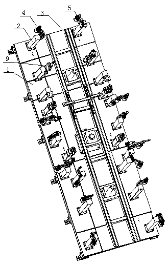 Clamp for automobile floor assembly