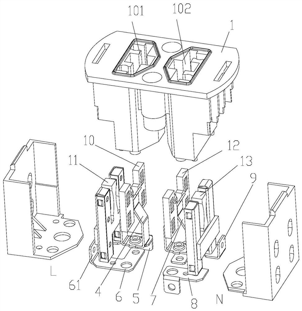 A waterproof socket