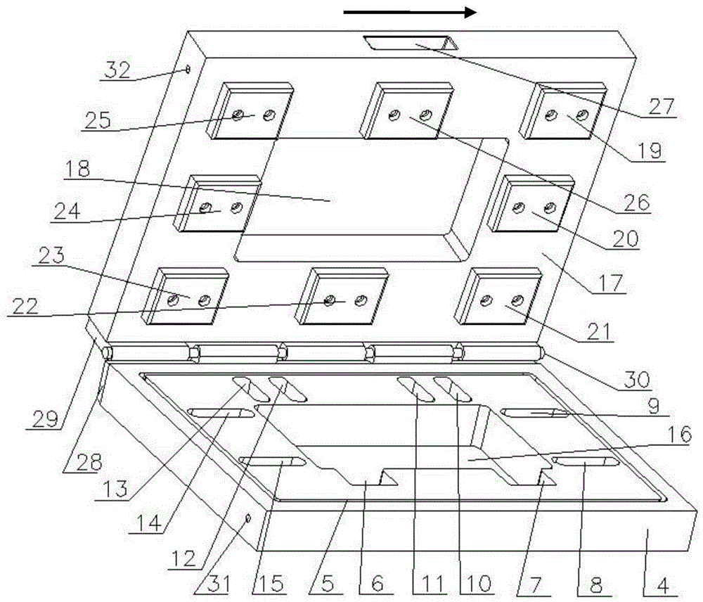 Correction method of residual deformation of thin flat-plate aluminium alloy casting