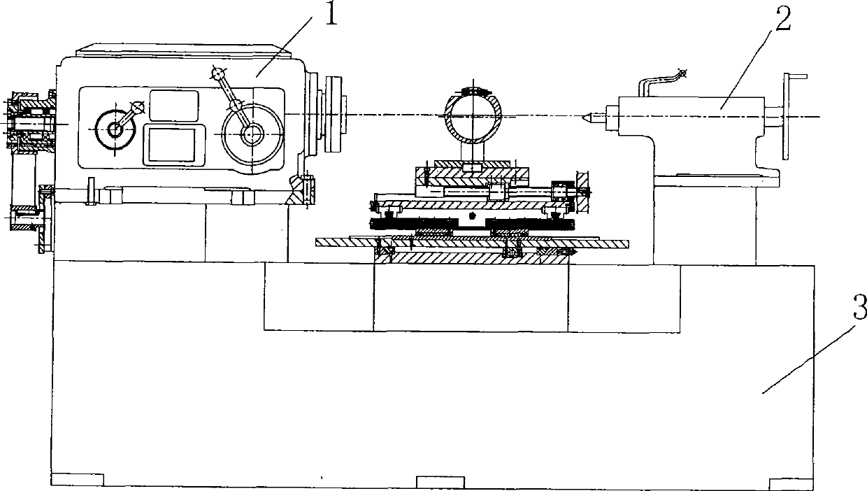 Four-shaft numerically controlled ellipsoidal and spherical hobbing cutter spade milling machine tool