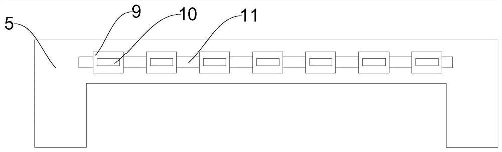 Nondestructive testing device for high-speed rail hollow shaft