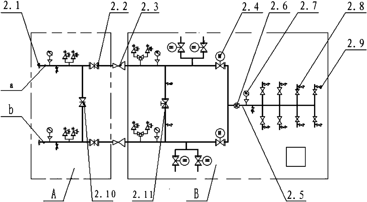 Liquid carbon dioxide dry-process sand fracturing system and technological process