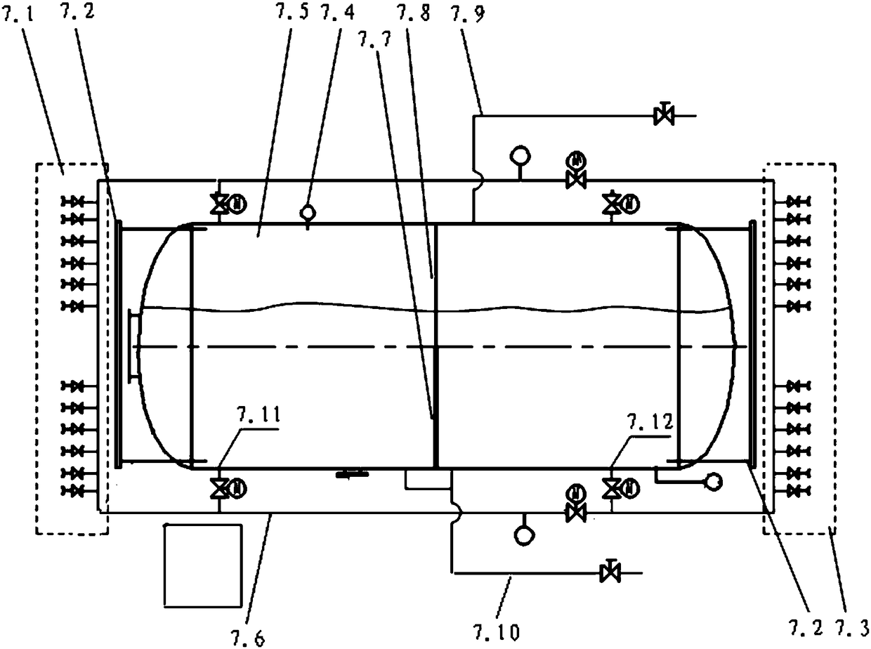 Liquid carbon dioxide dry-process sand fracturing system and technological process