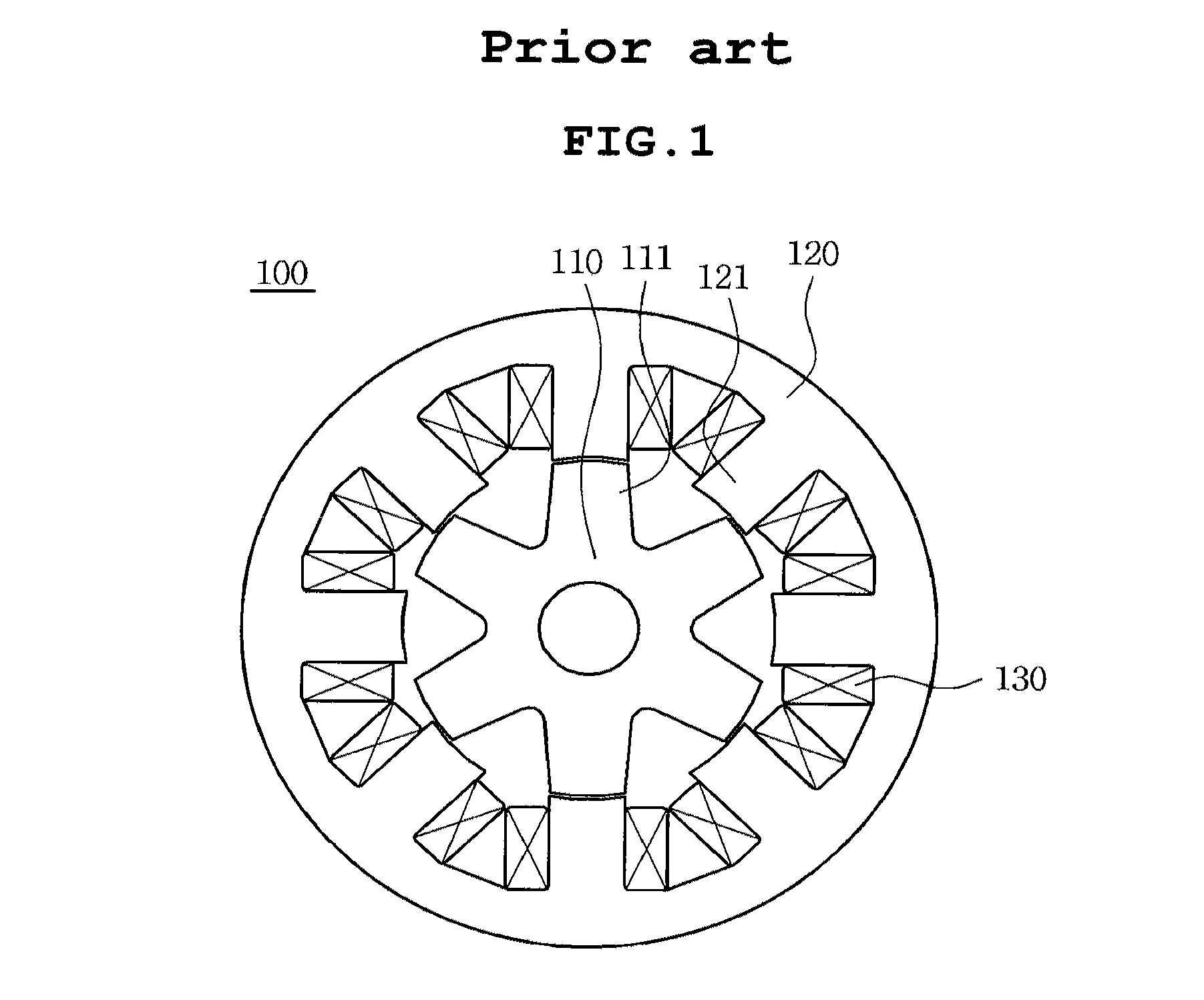 Switched reluctance motor