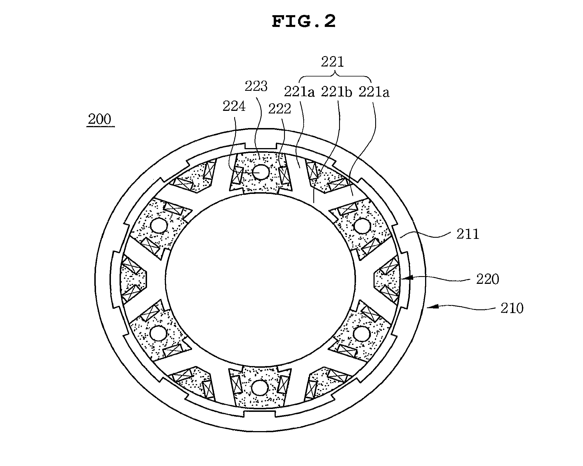 Switched reluctance motor