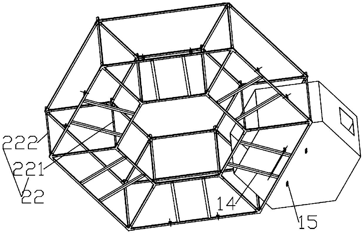 Combined type honeycomb building capable of being quickly constructed