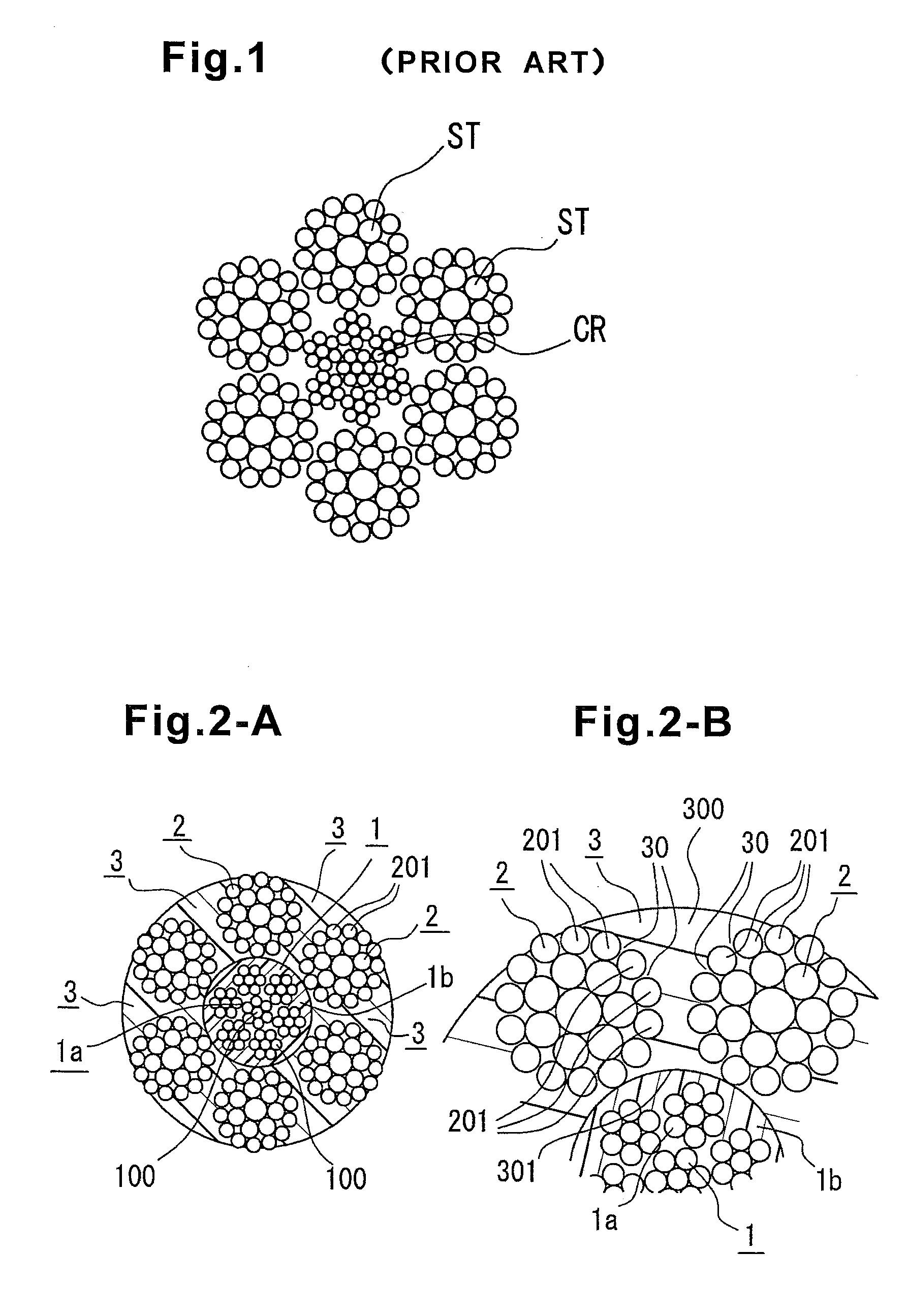 Wire rope for running wire