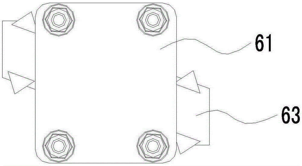 Stirring mechanism of asphalt stone mixing and stirring heating tank