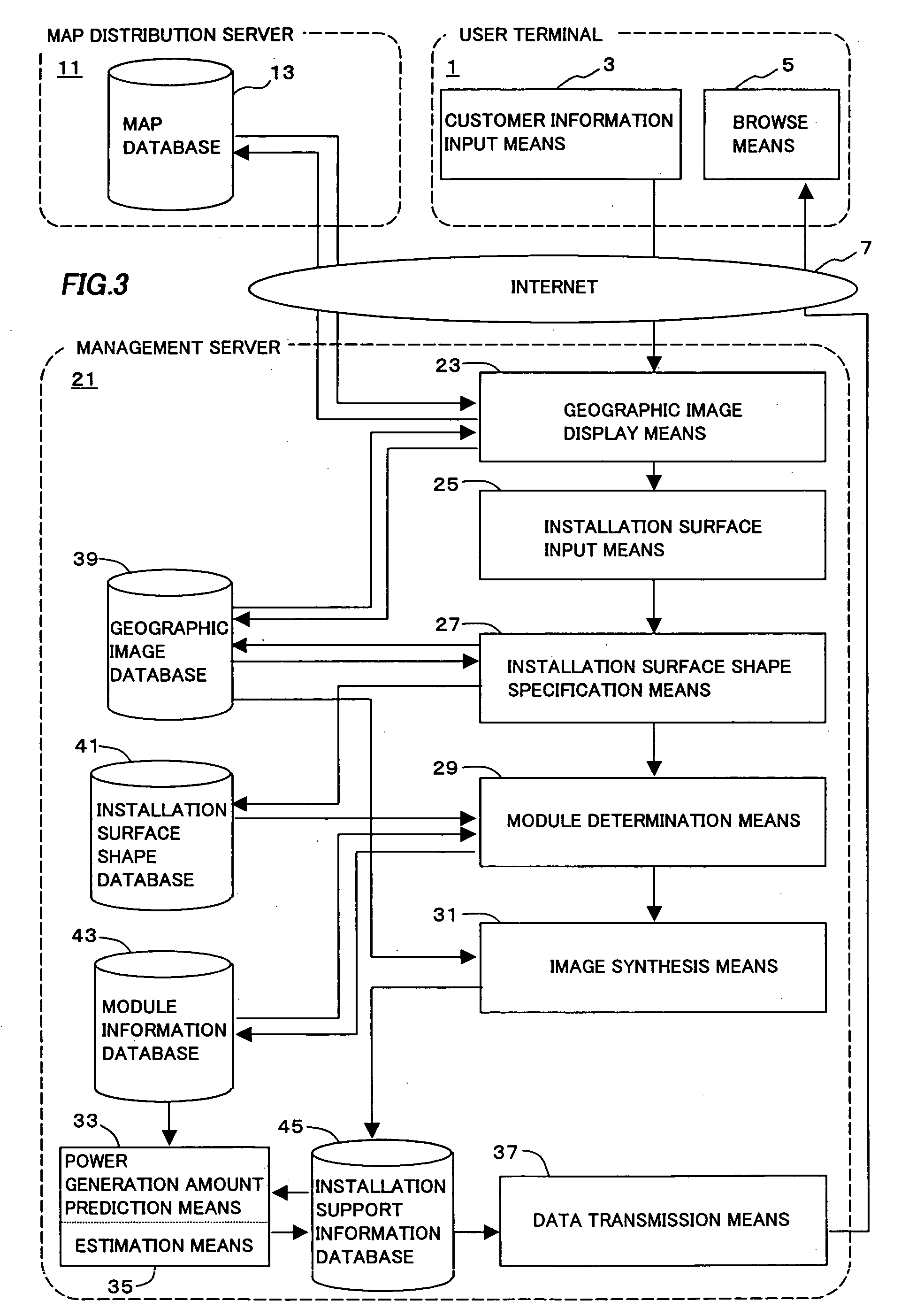 Support system and program for installing photovoltaic power generator