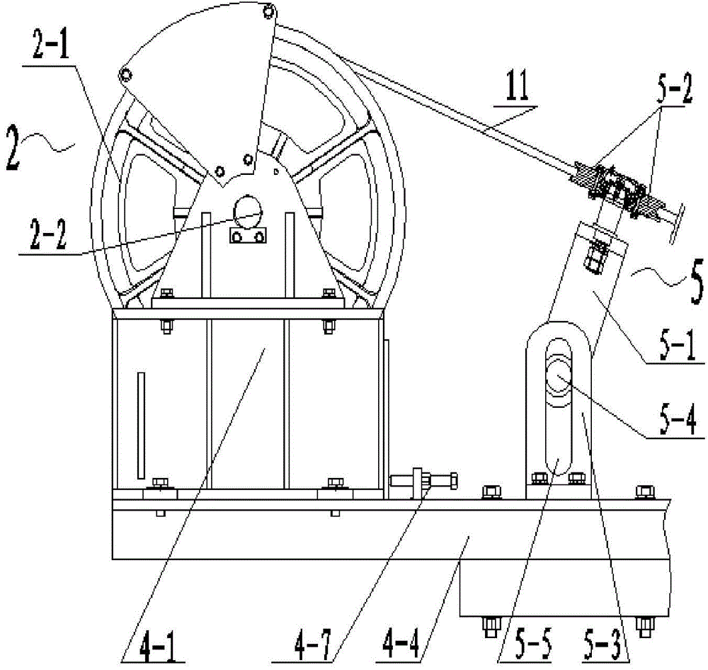 Low-rise super-long stroke intelligent control winding type pulling oil production system and working method