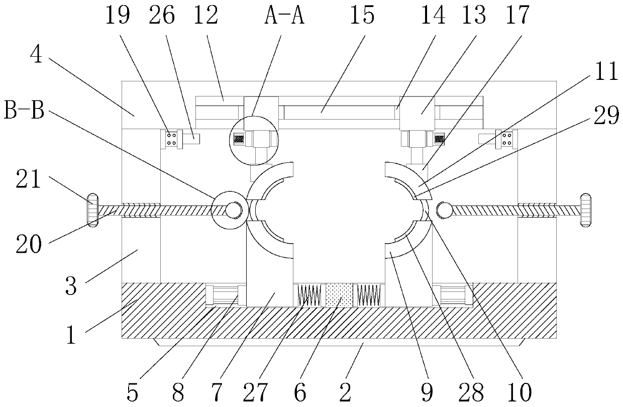 A pipe fitting clamping device for automatic machinery