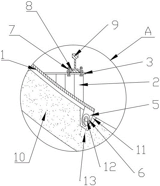 Construction method of separate sleepers and sleepers for the follow-up trolley and battery car system of the portable shield machine