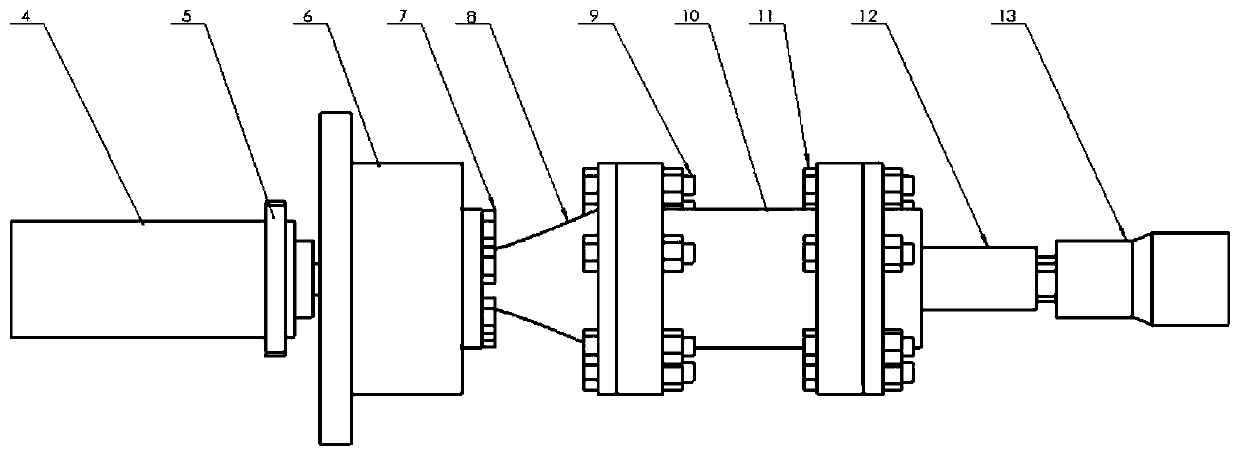 Automatic bolt tightening device of six-axis robot