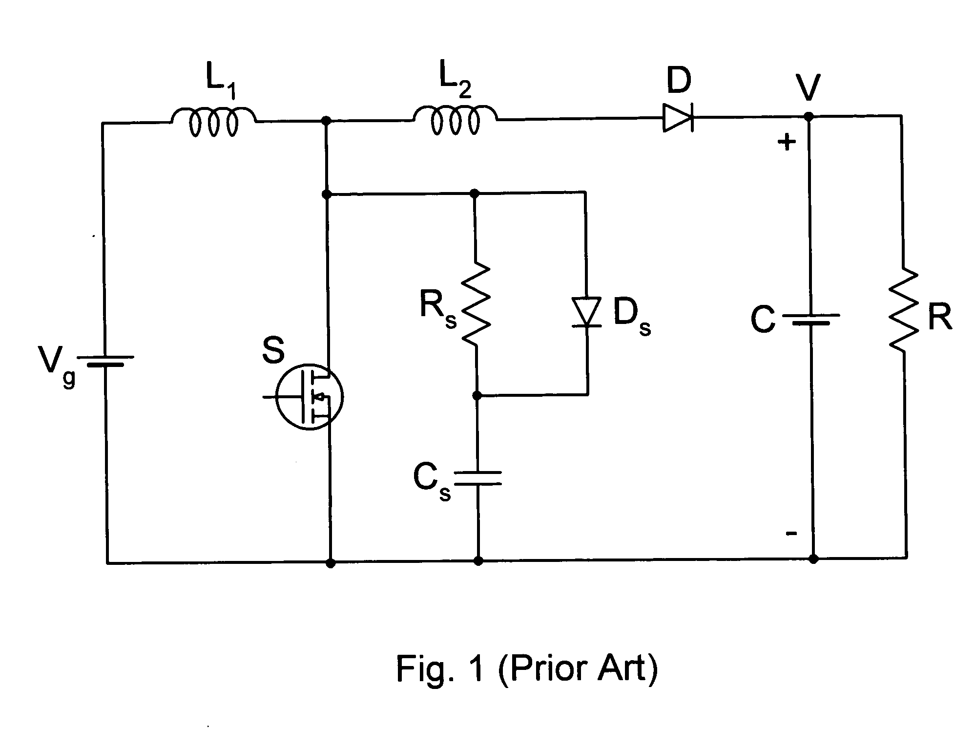 Non dissipative snubber circuit with saturable reactor