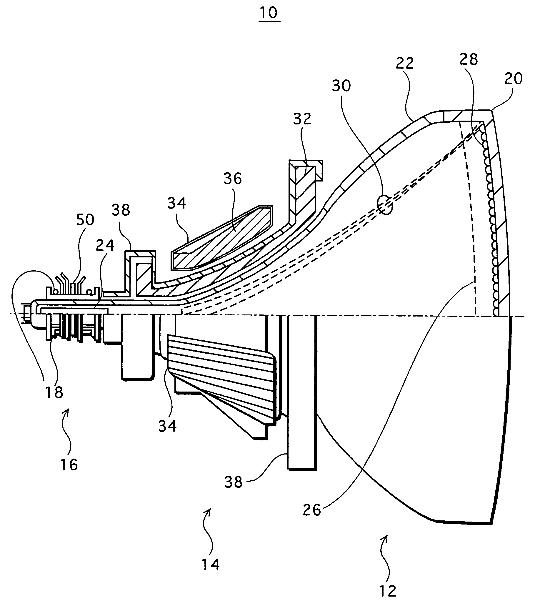 Cathode ray tube apparatus having velocity modulation coil