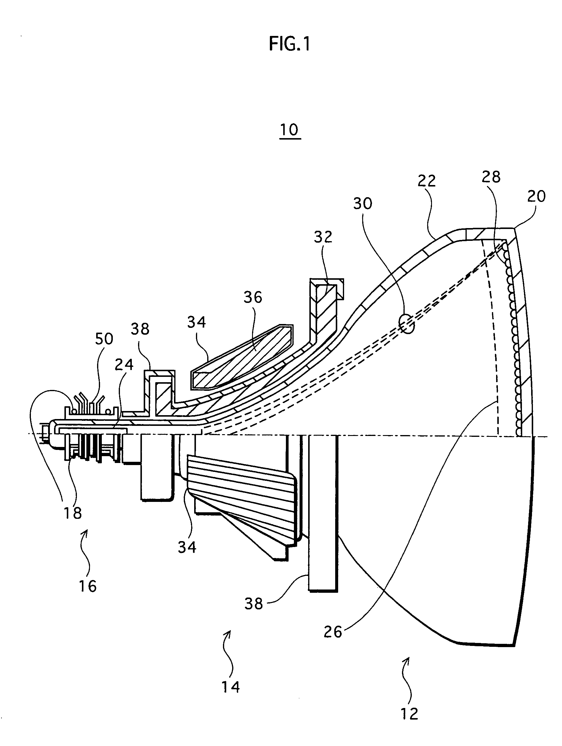 Cathode ray tube apparatus having velocity modulation coil