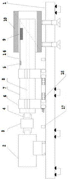 Simulation test automatic control device for while-drilling gamma imager