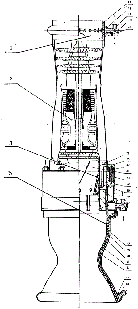 Two aerospace turbofan engines