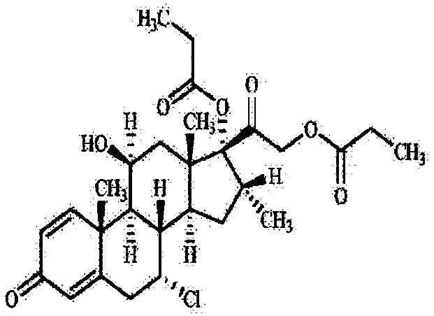 Emulsifiable paste preparation containing alclometasone dipropionate