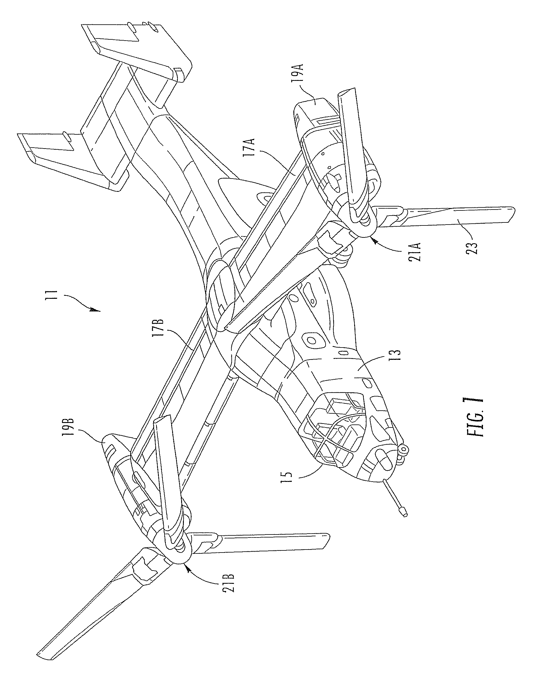 Ice management system for tiltrotor aircraft