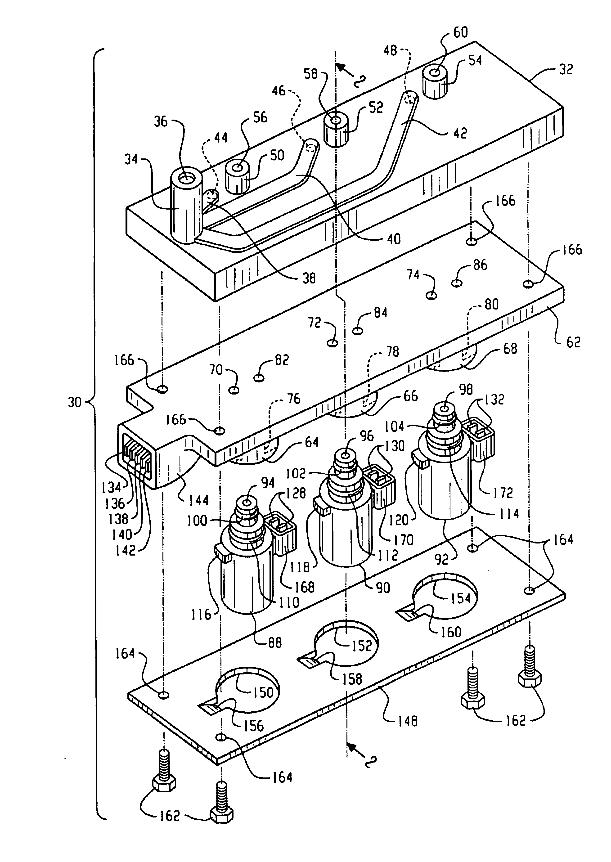 Electro-hydraulic manifold assembly and method of making same