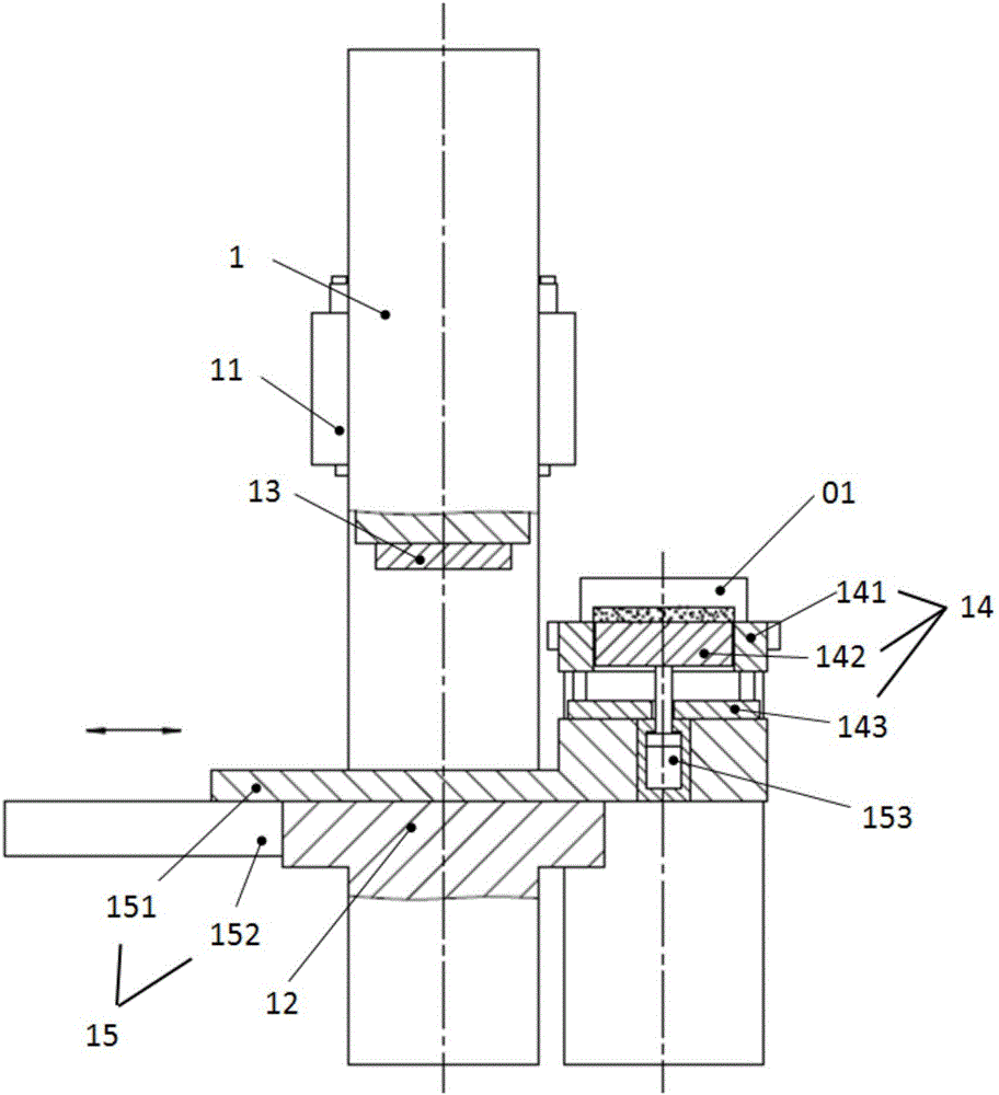 Technological method, pressing machine equipment and system for ceramic tile formation