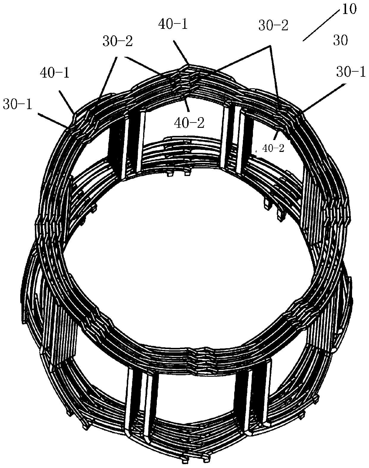 Motor winding and motor stator