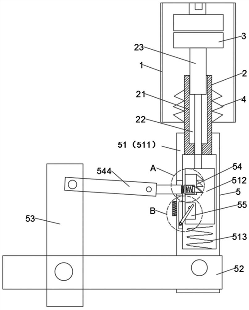 Contact operating mechanism of vacuum circuit breaker