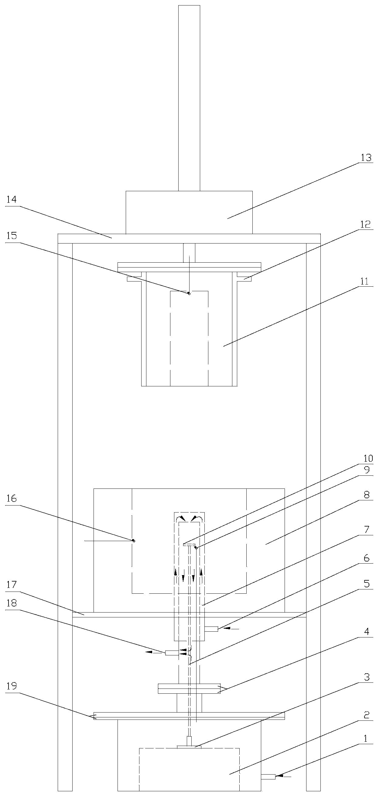 Double-furnace body thermobalance capable of changing temperature quickly