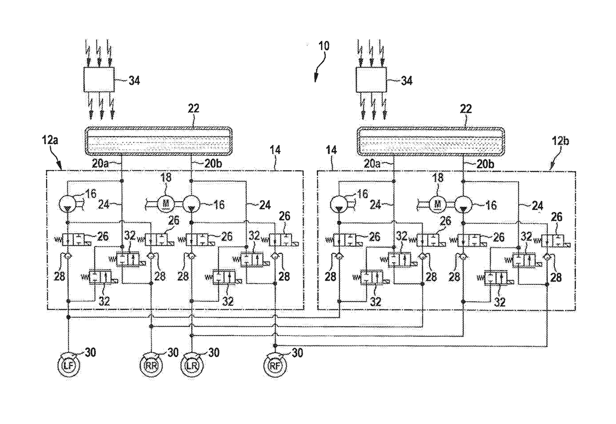 Electronically pressure-controllable braking system and methods for controlling an electronically pressure-controllable braking system